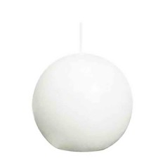 Sphere Candle 10cm - White