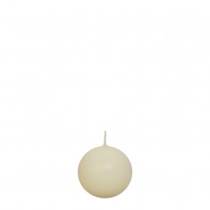 Sphere Candle 6cm - Ivory
