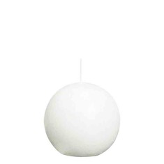 Sphere Candle 8cm - White