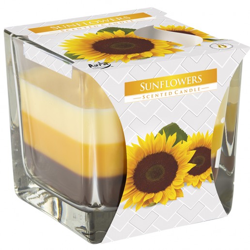 Sunflowers - Triple Layered Scented Candles