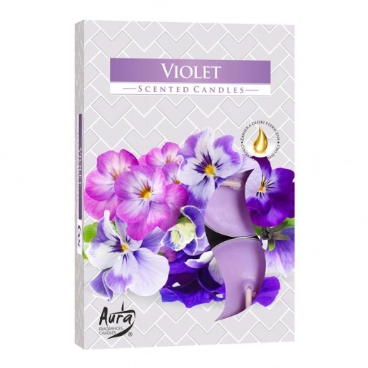 Tea Lights 6pk - Violet