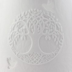 Tree Of Life - Porcelain Wax Burner detail