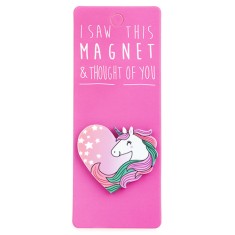 Unicorn Heart Magnet