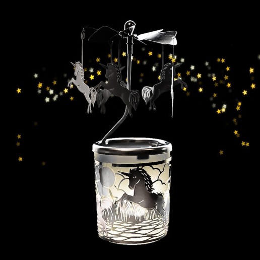 Unicorn - Spinning Tea Light Candle Holder