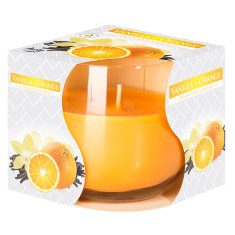 Vanilla - Orange - Scented Candle In Glass
