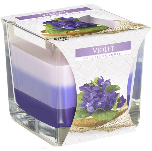 Violet - Triple Layered Scented Candle