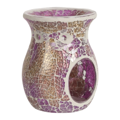 Wax Warmer - Purple and Gold Crackle