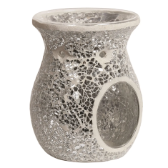 Wax Warmer - Silver Crackle