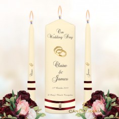 Wedding Unity Candles Ivory - Rings Gold.jpg