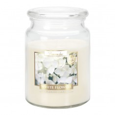 White Flowers - Scented Candle Large Jar Best Smelling Cheap