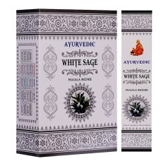 White Sage Ayurvedic Incense Sticks