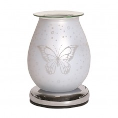White Satin Butterfly - Electric Wax Melt Burner
