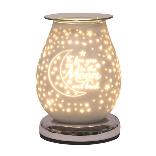 White Satin I love you to the Moon ... - Electric Wax Melt Burner