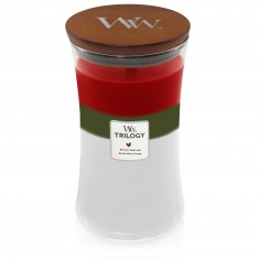 Winter Garland - WoodWick Trilogy Large Jar with wooden lid