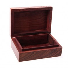 Wooden Trinket Box open