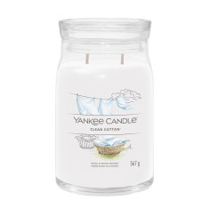 Yankee Candle Signature Clean Cotton Large Jar with Lid
