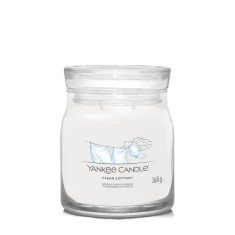 Yankee Candle Signature Clean Cotton Medium Jar with Lid