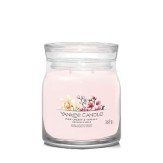 Yankee Candle Signature Pink Cherry & Vanilla Medium Jar with Lid