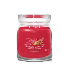 Yankee Candle Xmas Signature Medium Jar - Sparkling Cinnamon